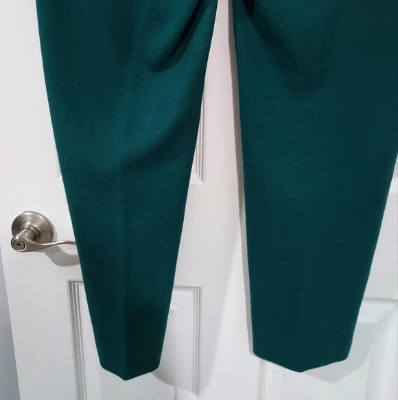 Talbots Juniper Green "Hampshire" Ankle Pants in Size 14 - Picture 9 of 13